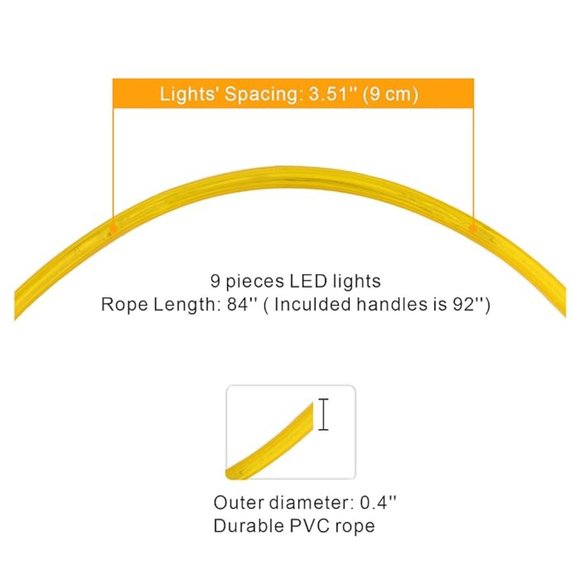 2 LED Light Up Jump Ropes - Picture 9 of 13